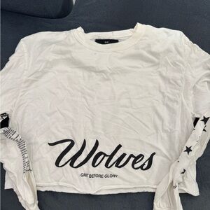 Darc Sport White Wolves Crop Top